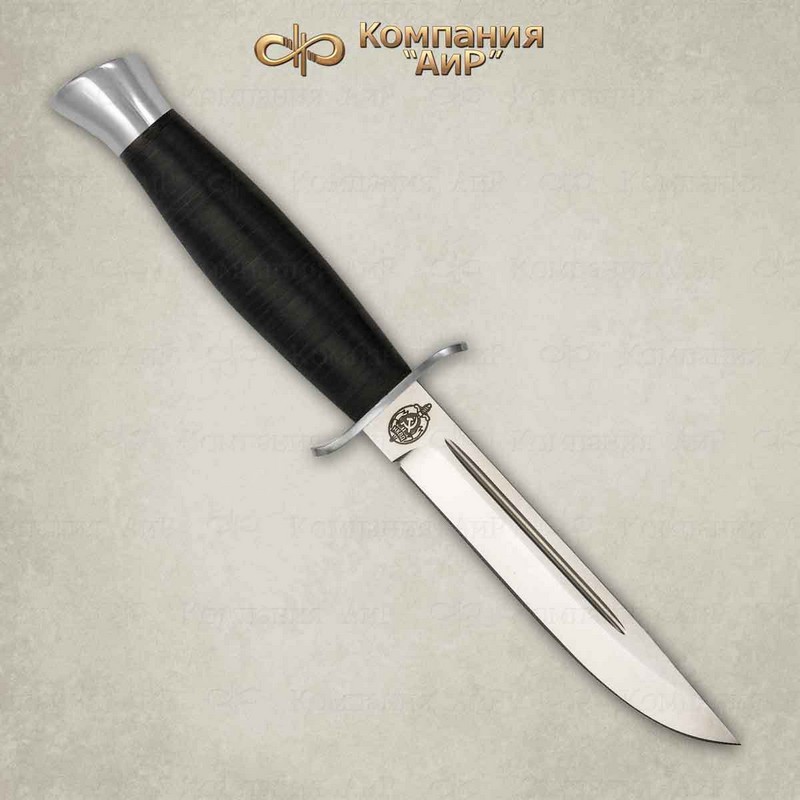 Нож АиР Финка-2, сталь К-340, рукоять кожа