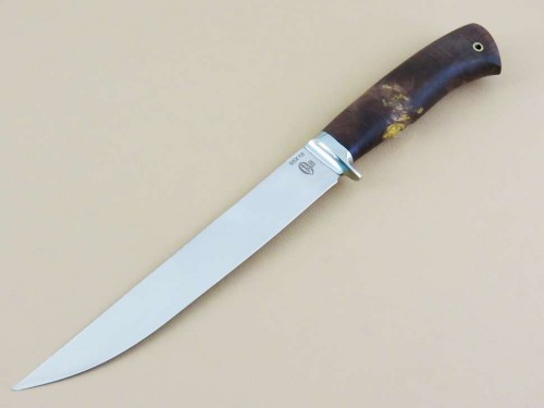 Нож Рыбацкий «Филейный большой», кап клена