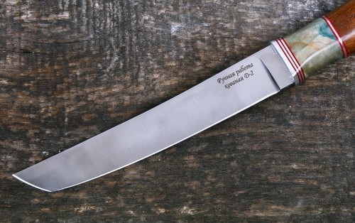 нож Танто: сталь кованая D2 рукоять амазакуе